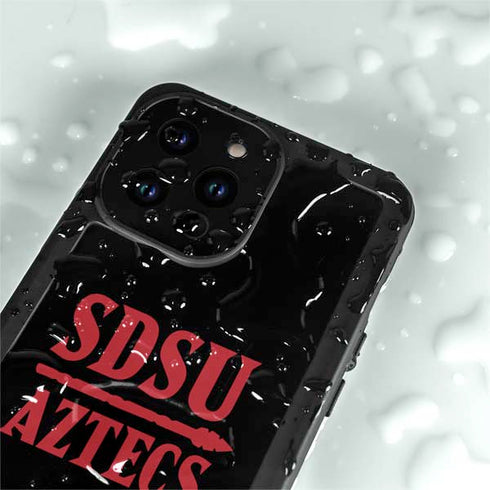 San Diego State University Aztecs San Diego State iPhone 15 Pro Waterproof Case